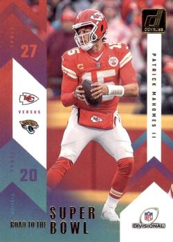 2023 Donruss - Road to the Super Bowl Divisional Round #RTSBD-PM Patrick Mahomes II Front