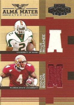 2005 Playoff Honors - Alma Mater Materials #AM-31 Willis McGahee / Anquan Boldin Front