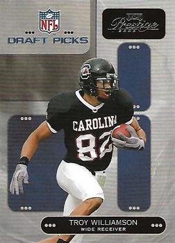 2005 Playoff Prestige - Draft Picks #DP-9 Troy Williamson Front