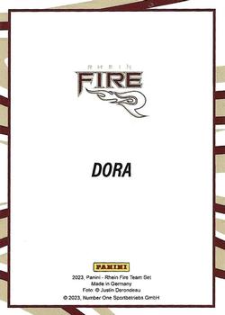 2023 Panini Rhein Fire - Black #NNO Dora Back