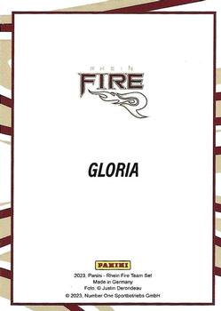2023 Panini Rhein Fire - Black #NNO Gloria Back