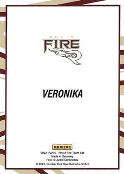 2023 Panini Rhein Fire - Black #NNO Veronika Back