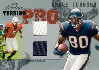 2005 Playoff Prestige - Turning Pro Jerseys #TP-3 Andre Johnson Front