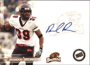 2005 Press Pass - Autographs Bronze #NNO Brandon Browner Front