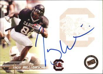 2005 Press Pass - Autographs Bronze #NNO Troy Williamson Front