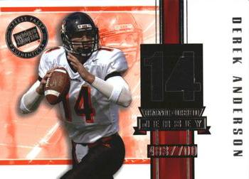 2005 Press Pass SE - Game Used Jerseys Silver #JCDA Derek Anderson Front