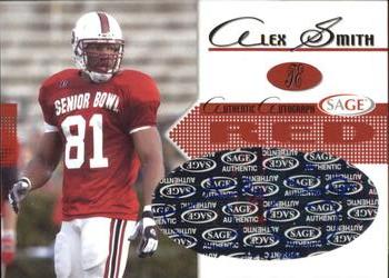 2005 SAGE - Autographs Red #A40 Alex Smith Front