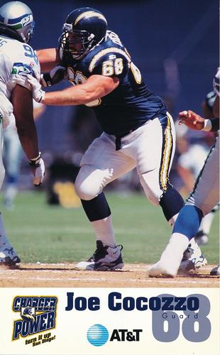 1996 San Diego Chargers #NNO Joe Cocozzo Front