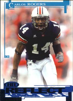 2005 SAGE HIT - Reflect Blue #R15 Carlos Rogers Front
