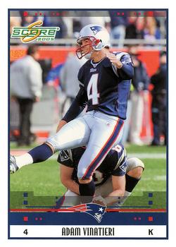 2005 Score - Glossy #164 Adam Vinatieri Front