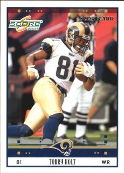 2005 Score - Scorecard #271 Torry Holt Front