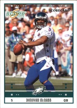 2005 Score - Scorecard #303 Donovan McNabb Front