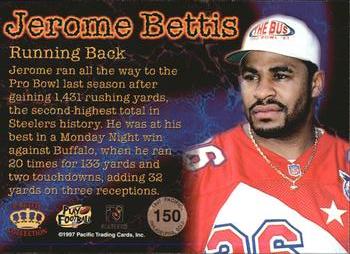1997 Pacific Philadelphia - Gold #150 Jerome Bettis Back