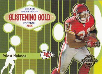 2005 Topps - Golden Anniversary Glistening Gold #GG1 Priest Holmes Front