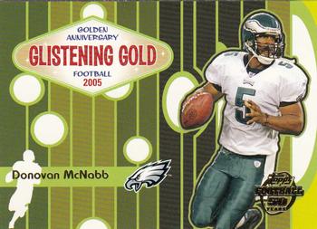 2005 Topps - Golden Anniversary Glistening Gold #GG8 Donovan McNabb Front