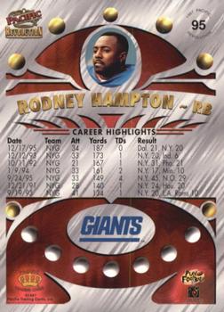 1997 Pacific Revolution #95 Rodney Hampton Back