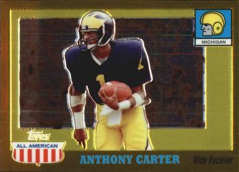 2005 Topps All American - Gold Chrome #53 Anthony Carter Front