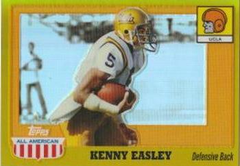 2005 Topps All American - Gold Chrome Refractor #61 Kenny Easley Front