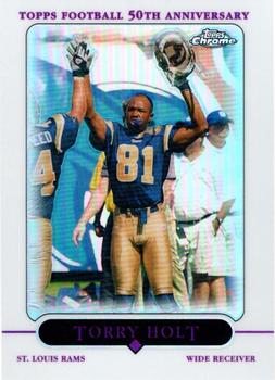 2005 Topps Chrome - Refractors #75 Torry Holt Front
