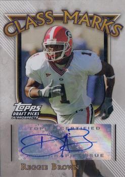 2005 Topps Draft Picks & Prospects - Class Marks Autographs #CM-RBR Reggie Brown Front
