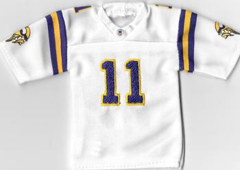 2005 UD Mini Jersey Collection - Replica Jerseys White #DC Daunte Culpepper Front