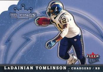 2005 Ultra - TD Kings Die Cuts #17/TK LaDainian Tomlinson Front