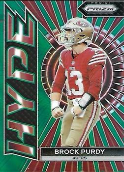 2023 Panini Prizm - Hype Prizms Green #H-2 Brock Purdy Front