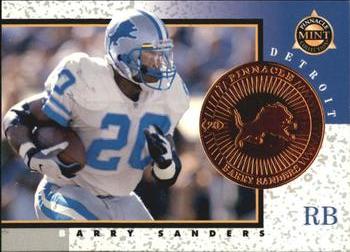 1997 Pinnacle Mint #8 Barry Sanders Front