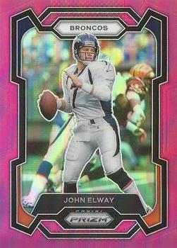 2023 Panini Prizm - Pink #89 John Elway Front