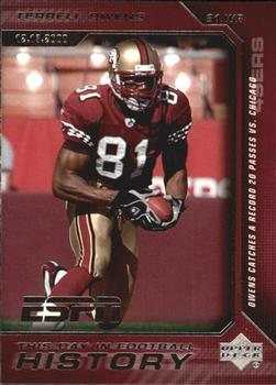 2005 Upper Deck ESPN - This Day in Football History #18 Terrell Owens Front