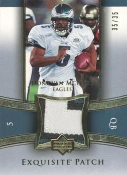 2005 Upper Deck Exquisite Collection - Patch Gold #EP-DO Donovan McNabb Front