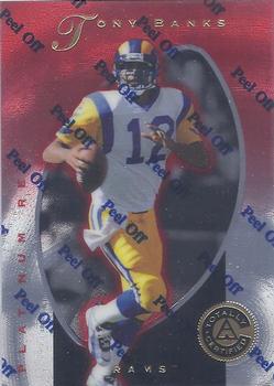 1997 Pinnacle Totally Certified #14 Tony Banks Front