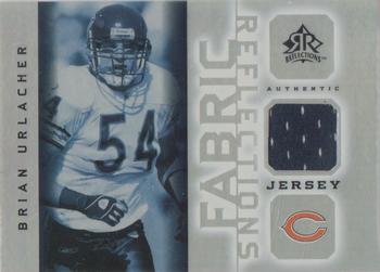 2005 Upper Deck Reflections - Fabric Reflections #FR-BU Brian Urlacher Front