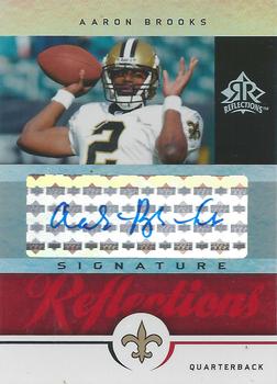 2005 Upper Deck Reflections - Signature Reflections Red #SR-AB Aaron Brooks Front