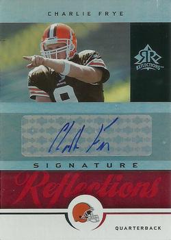 2005 Upper Deck Reflections - Signature Reflections Red #SR-CF Charlie Frye Front