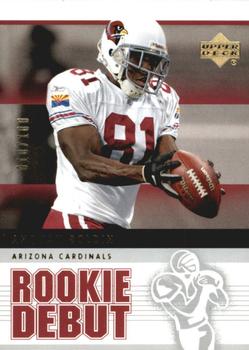 2005 Upper Deck Rookie Debut - Gold SN100 #3 Anquan Boldin Front