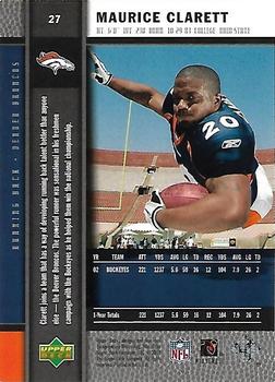 2005 Upper Deck Rookie Premiere - Gold #27 Maurice Clarett Back