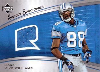2005 Upper Deck Sweet Spot - Rookie Sweet Swatches #SR-MW Mike Williams Front