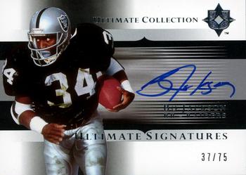 2005 Upper Deck Ultimate Collection - Ultimate Signatures #US-BJ Bo Jackson Front