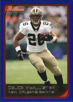 2006 Bowman - Blue #9 Deuce McAllister Front