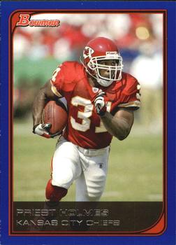 2006 Bowman - Blue #15 Priest Holmes Front