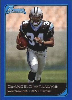 2006 Bowman - Blue #117 DeAngelo Williams Front