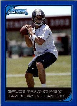 2006 Bowman - Blue #123 Bruce Gradkowski Front