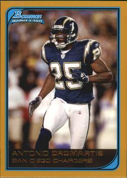 2006 Bowman - Gold #193 Antonio Cromartie Front