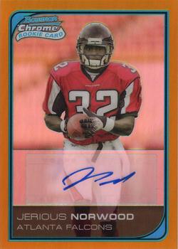 2006 Bowman Chrome - Rookie Autographs #256 Jerious Norwood Front