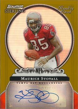 2006 Bowman Sterling - Gold Rookie Autographs #BS-MST Maurice Stovall Front