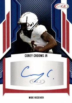 2024 SAGE HIT - Autographs Red #A-CCJ Corey Crooms Jr. Front