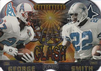 1997 Playoff Contenders - Clash #8 Eddie George / Emmitt Smith Front
