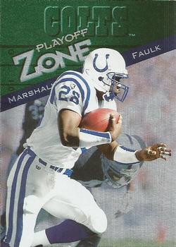 1997 Playoff Zone #75 Marshall Faulk Front