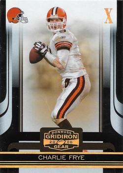 2006 Donruss Gridiron Gear - Gold Holofoil X's #25 Charlie Frye Front